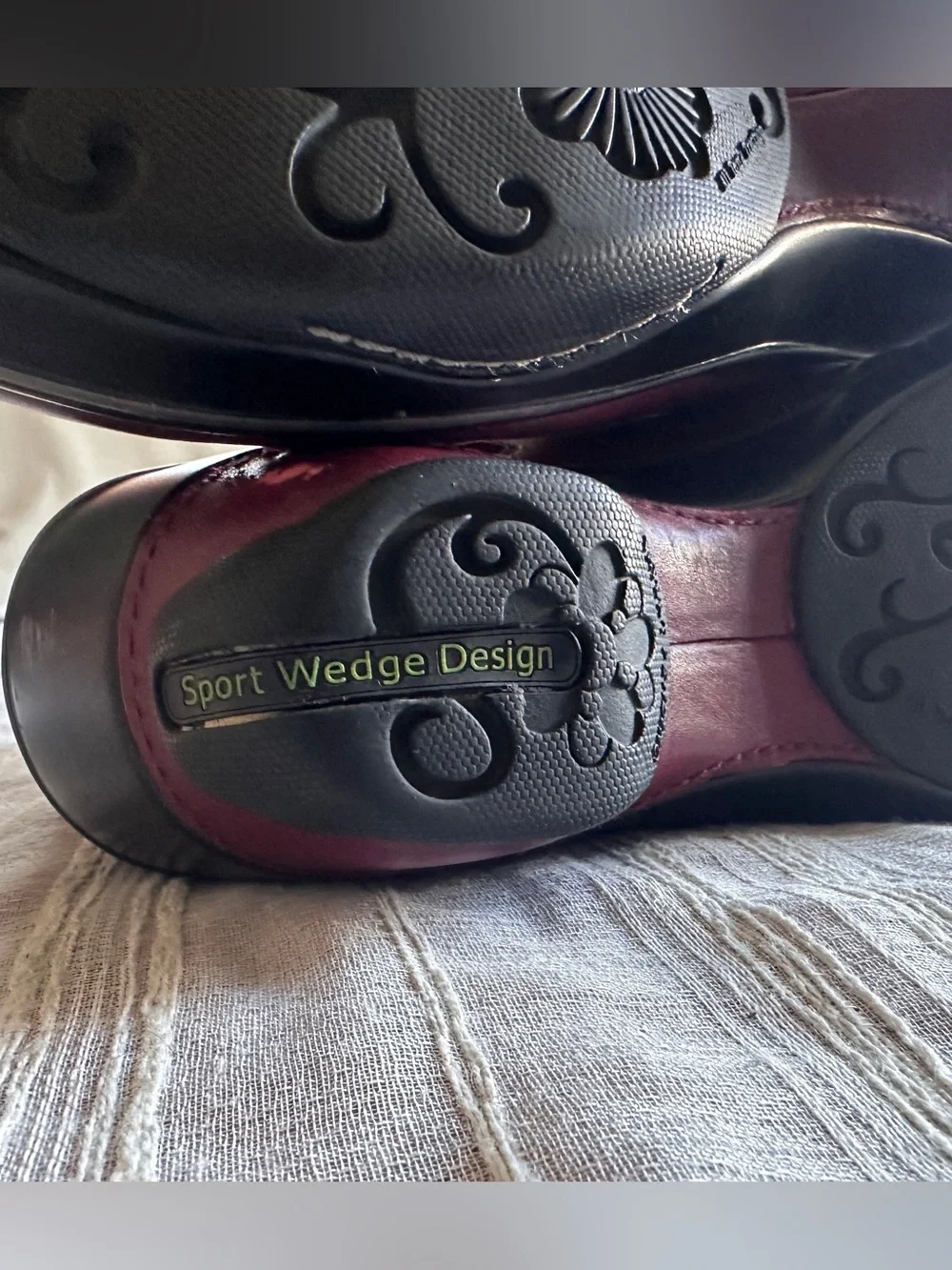 JAMBU Roxbury Leather Mary Jane Platform Pump | Burgundy Women’s 9 NWOT - Picture 10 of 13